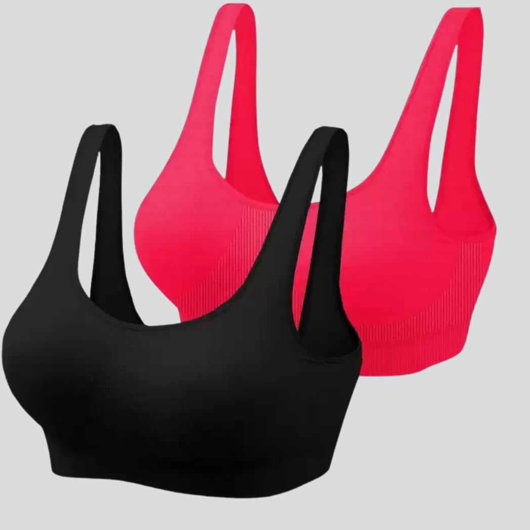 Buy Women Air Cotton Non Padded Non-Wired Air Sports Bra (Pack of 2) Online  In India At Discounted Prices